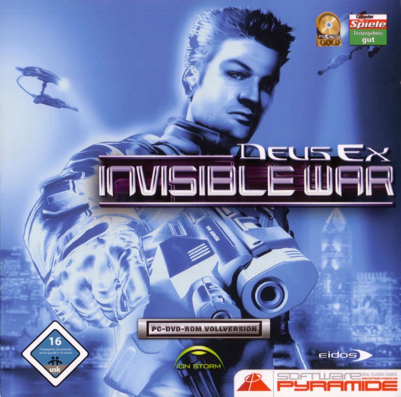Front Cover for Deus Ex: Invisible War (Windows) (Classic Edition / Software Pyramide release)