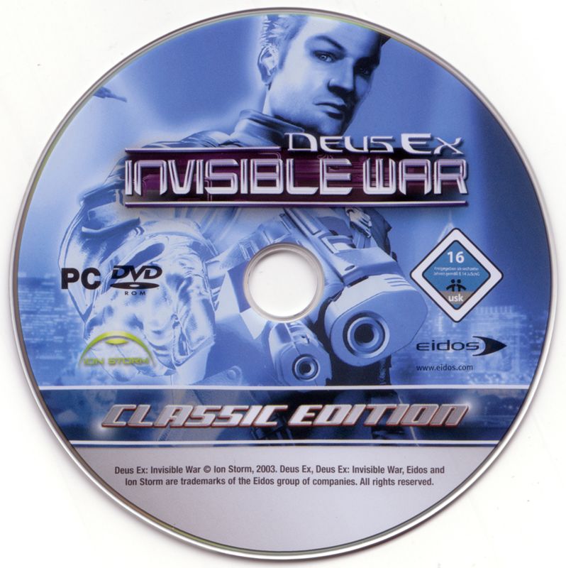 Media for Deus Ex: Invisible War (Windows) (Classic Edition / Software Pyramide release)