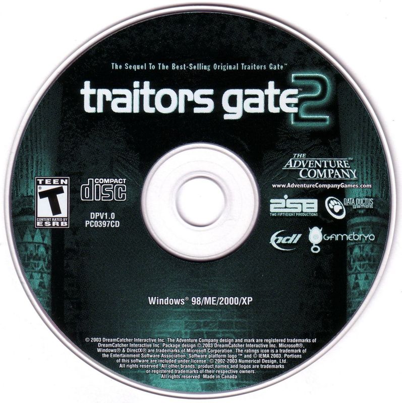 Media for Traitors Gate 2: Cypher (Windows)