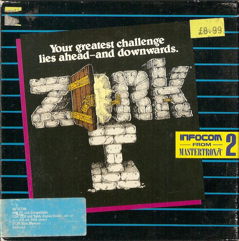 Front Cover for Zork: The Great Underground Empire (DOS) (Mastertronic release)