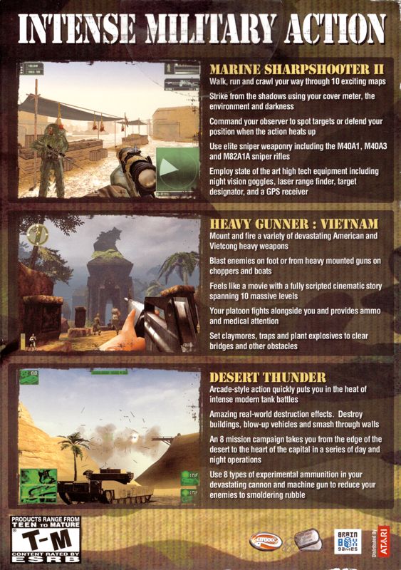 Military Action Pack Volume 1 cover or packaging material - MobyGames