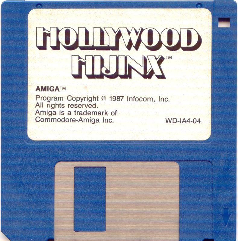 Media for Hollywood Hijinx (Amiga)
