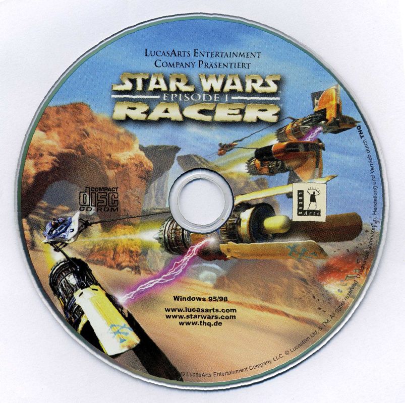 Media for Star Wars: Episode I - Racer (Windows)