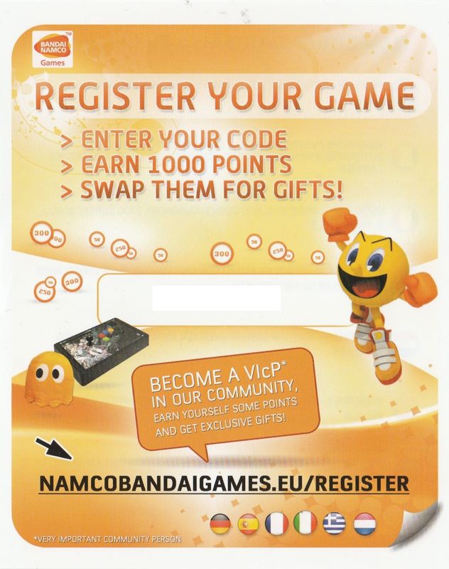 Extras for Dark Souls: Prepare to Die Edition (Windows): Bandai Namco Registration Flyer - Front