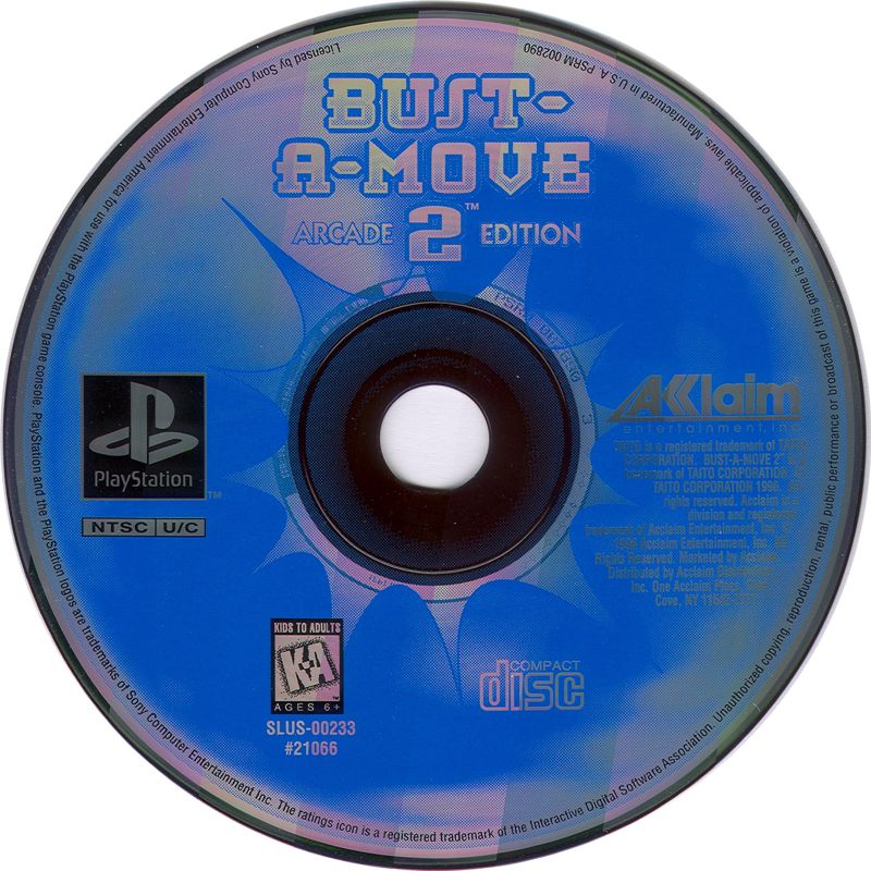 Media for Bust-A-Move Again (PlayStation) (Original Large Case)