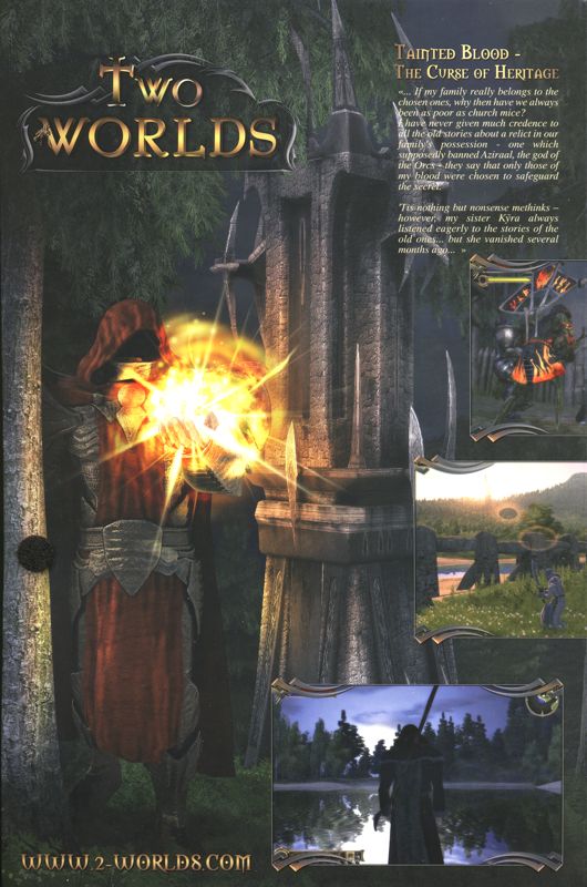 Inside Cover for Two Worlds (Royal Edition) (Windows): Left Flap