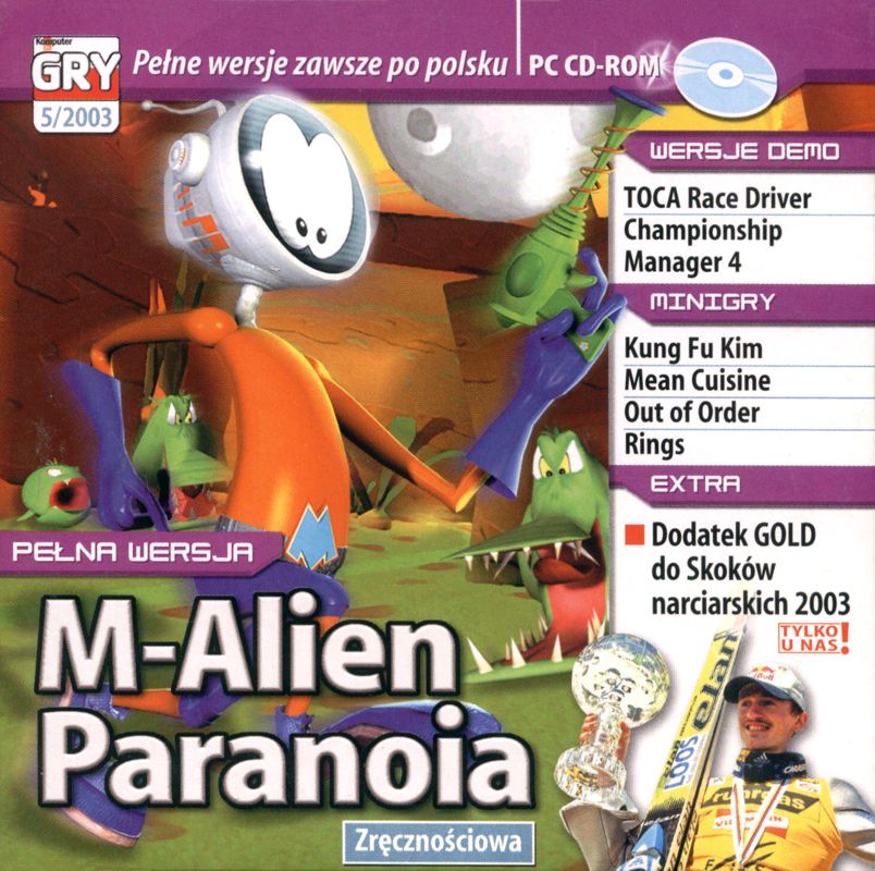 Front Cover for M: Alien Paranoia (Windows) (Komputer Świat GRY # 5/2003 covermount)