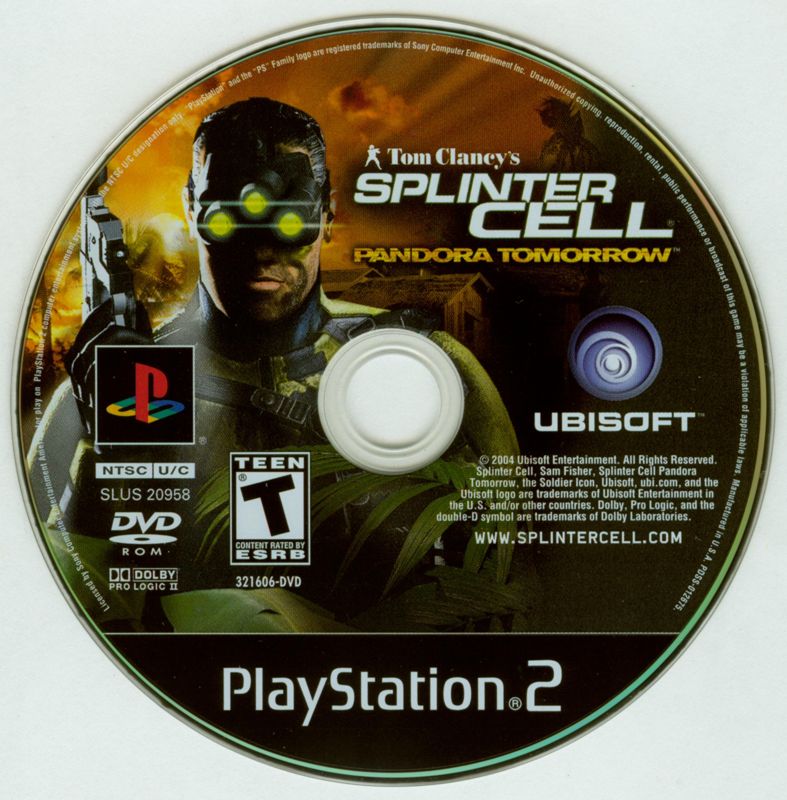 Media for Tom Clancy's Splinter Cell: Pandora Tomorrow (PlayStation 2)