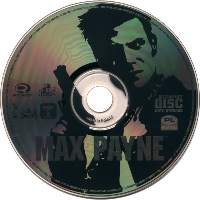 Media for Max Payne (Windows): Game Disc