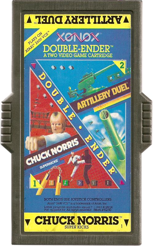 Media for Xonox Double-Ender: Artillery Duel and Chuck Norris Superkicks (Atari 2600)