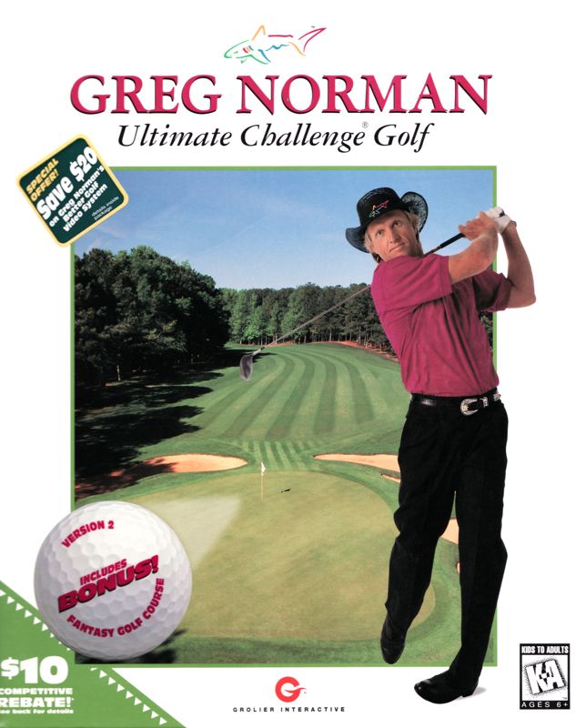 Front Cover for Greg Norman Ultimate Challenge Golf (Windows 3.x) (Version 2)