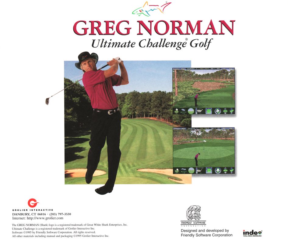 Other for Greg Norman Ultimate Challenge Golf (Windows 3.x) (Version 2): Jewel Case - Back