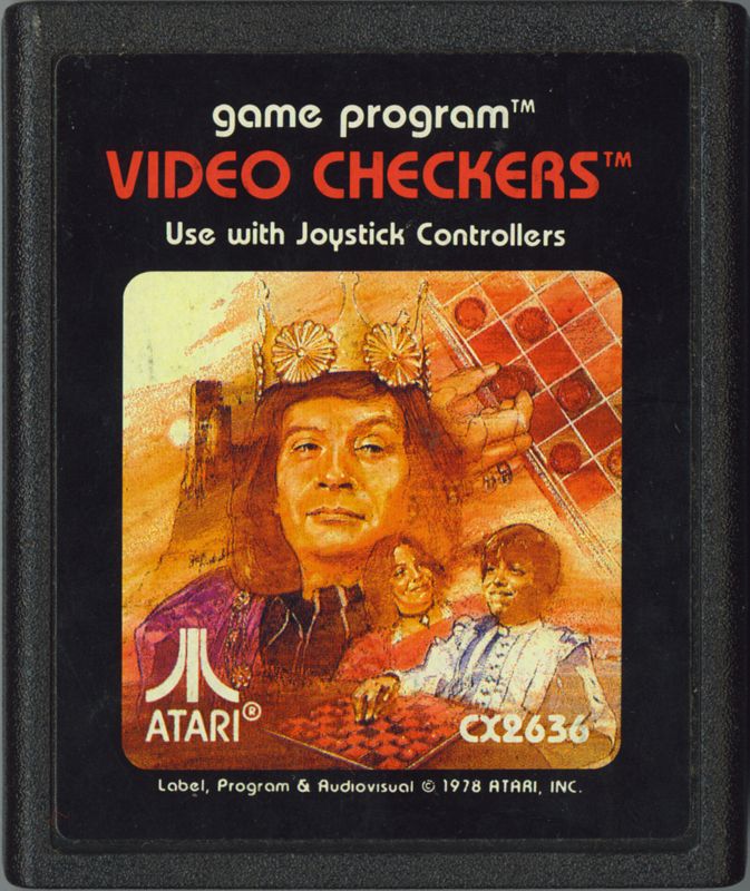 Media for Video Checkers (Atari 2600)