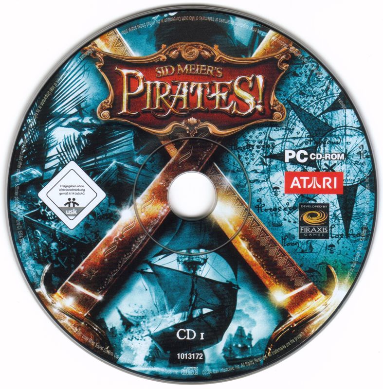 Media for Sid Meier's Pirates! (Limited Edition) (Windows): Disc 1