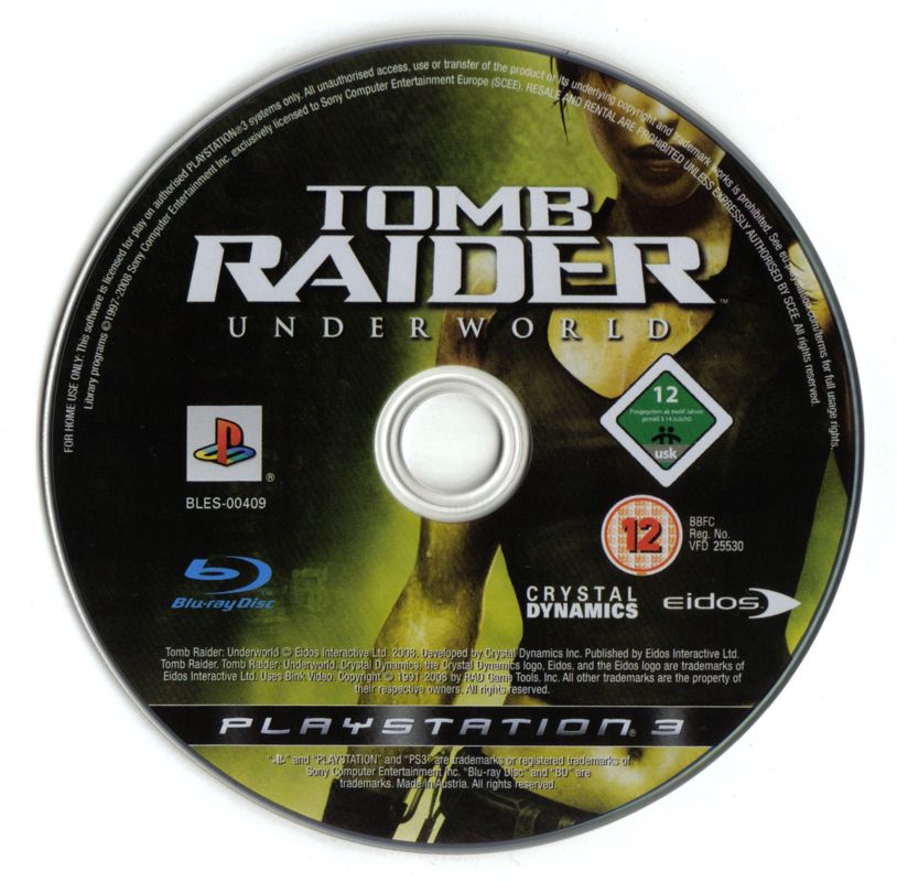 Media for Tomb Raider: Underworld (PlayStation 3)