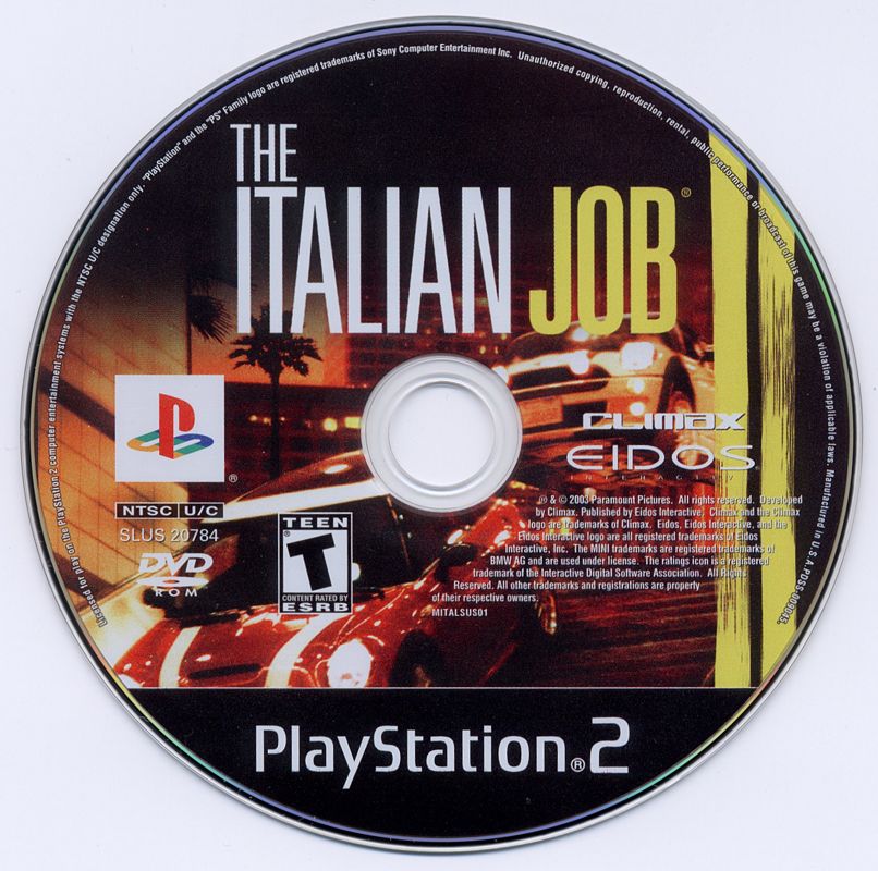 Media for The Italian Job (PlayStation 2)