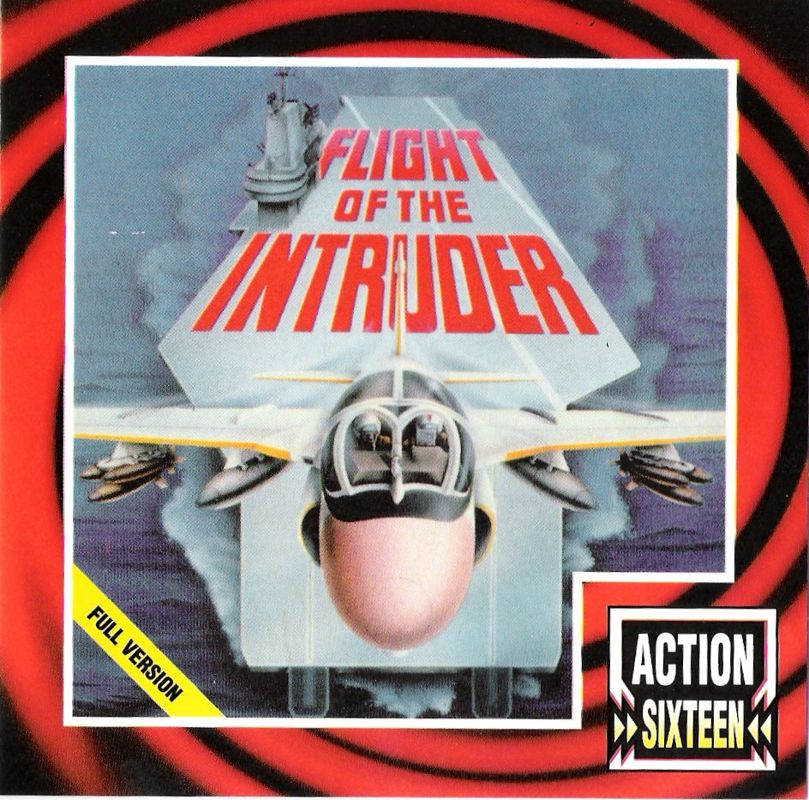 Front Cover for Flight of the Intruder (DOS) (Action Sixteen CD-ROM re-release)