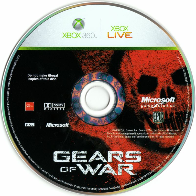 Media for Gears of War (Xbox 360)