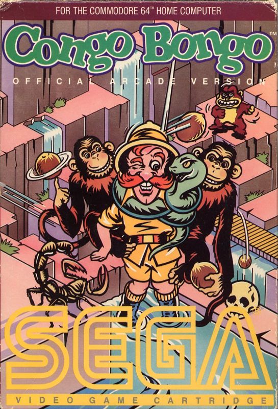 Front Cover for Congo Bongo (Commodore 64)