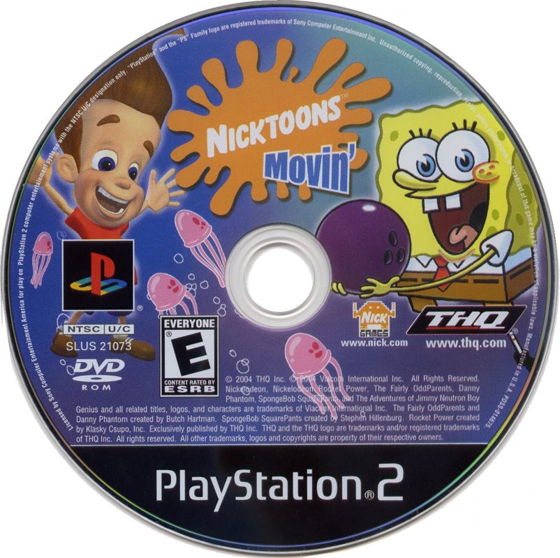 Media for Nicktoons Movin' (PlayStation 2)