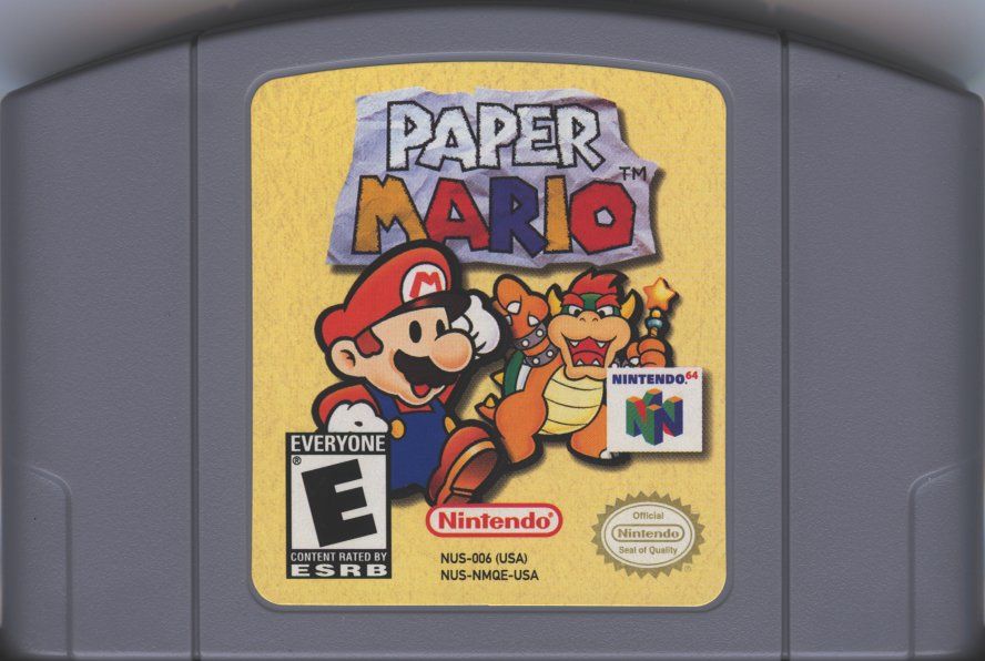 Paper Mario Cover Or Packaging Material Mobygames 