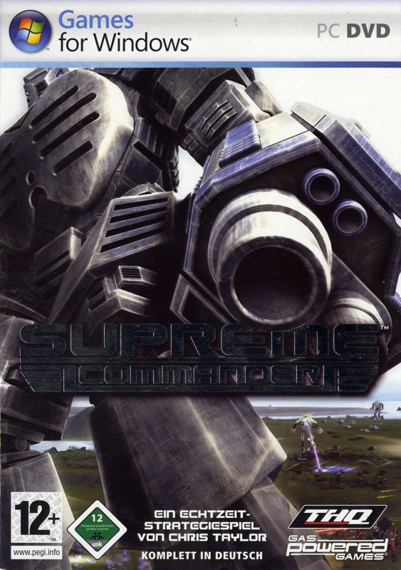 Front Cover for Supreme Commander (Windows)