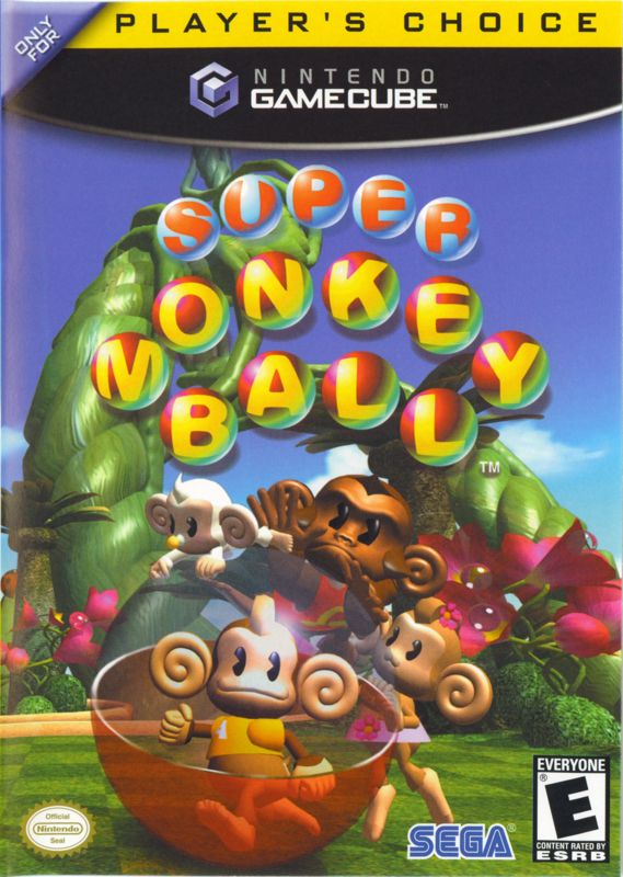 Front Cover for Super Monkey Ball (GameCube) (Player's Choice release)