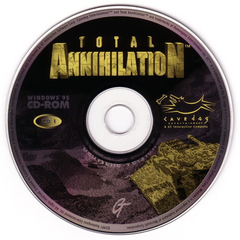 Media for Total Annihilation (Windows): Disc 1