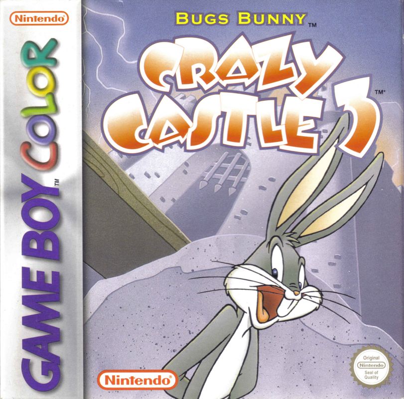 Front Cover for Bugs Bunny: Crazy Castle 3 (Game Boy Color) (Copyright 1999 Nintendo)