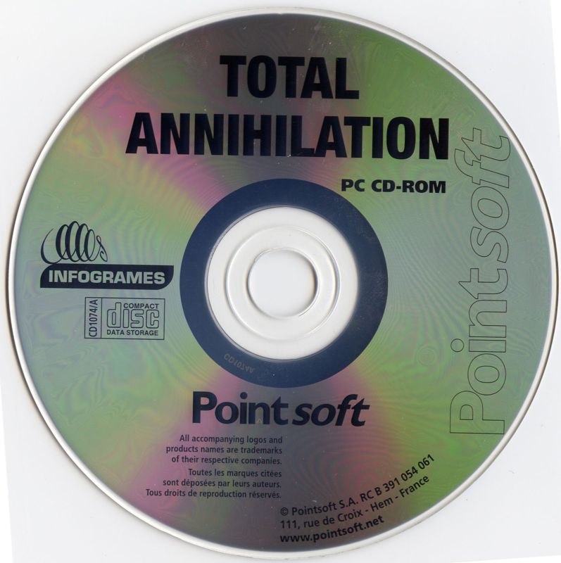 Media for Total Annihilation (Windows) (Replay release): Disc 1/2