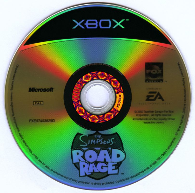 Media for The Simpsons: Road Rage (Xbox)