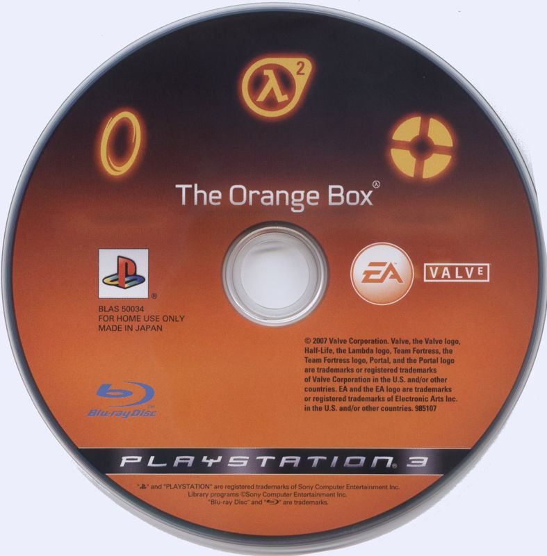 Media for The Orange Box (PlayStation 3)