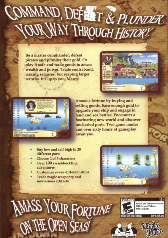 Back Cover for Tradewinds 2 (Windows)