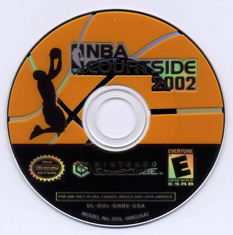 Media for NBA Courtside 2002 (GameCube)