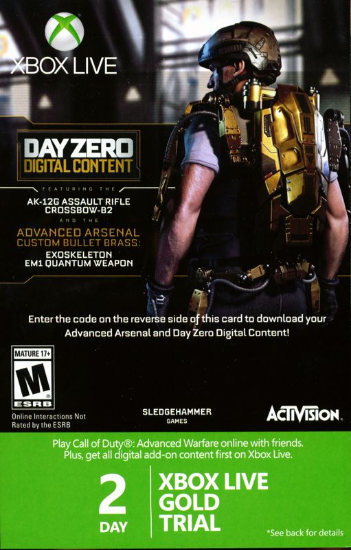 Play Call of Duty: Advanced Warfare a Day Early with the Day Zero Edition