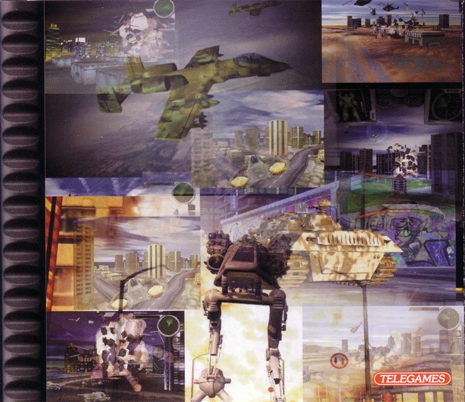 Inside Cover for Iron Soldier 3 (PlayStation) (Telegames release): Inlay