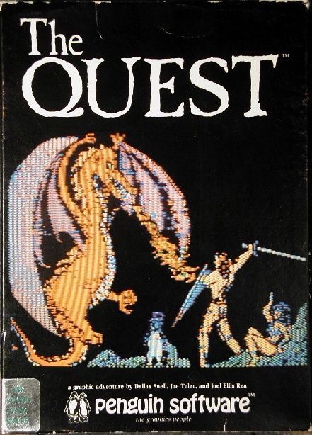 Front Cover for The Quest (Atari 8-bit) (1984 release)
