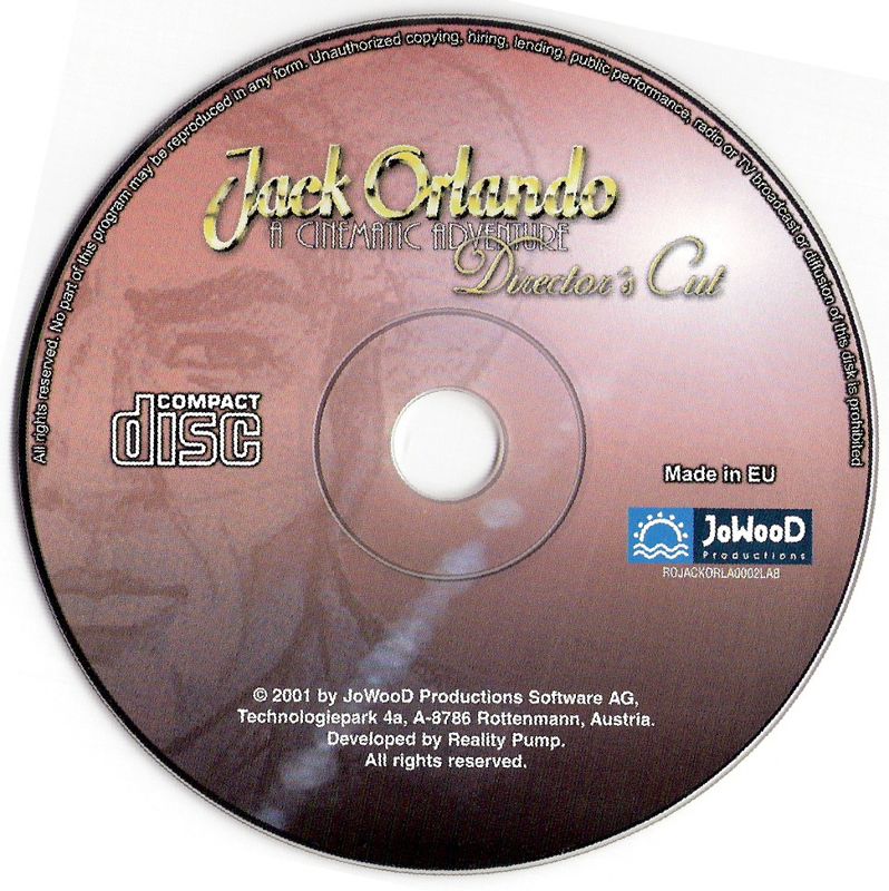 Media for Jack Orlando: A Cinematic Adventure (Director's Cut) (Windows)