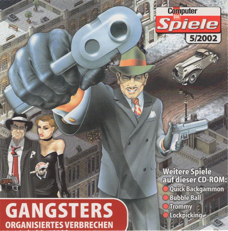 Other for Gangsters: Organized Crime (Windows) (Computer Bild Spiele 05/2002 covermount): Front cover (for Jewel Case)