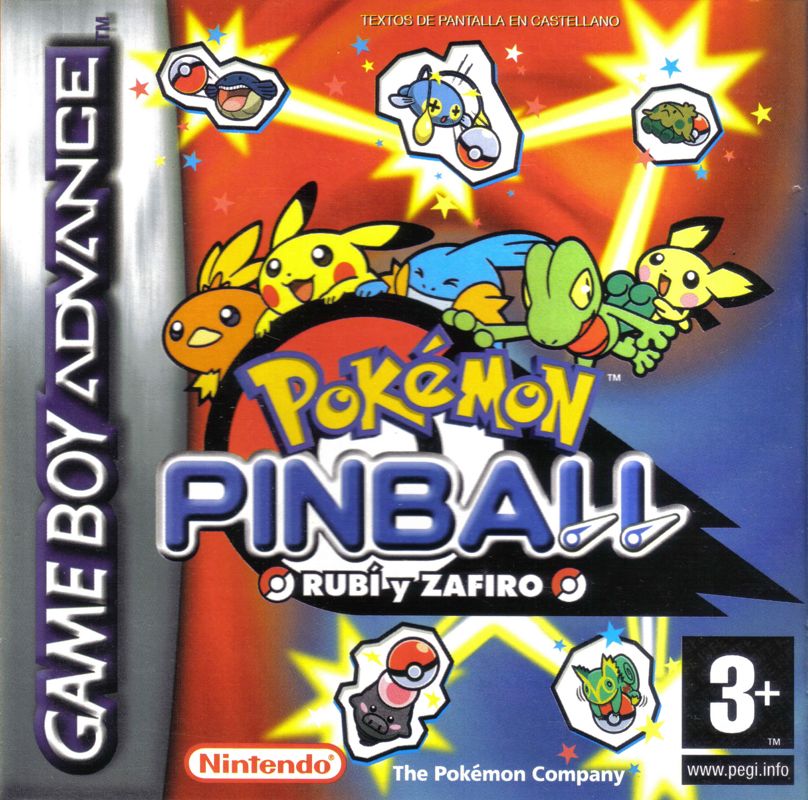 Front Cover for Pokémon Pinball: Ruby & Sapphire (Game Boy Advance)