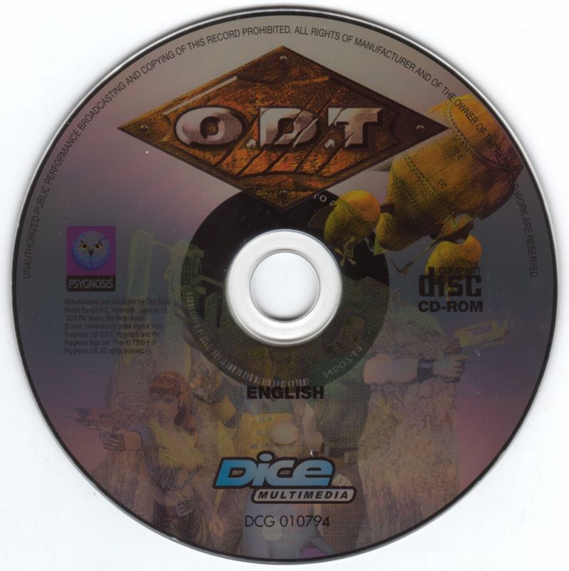 Media for O.D.T.: Escape... or Die Trying (Windows) (Dice Multimedia release)