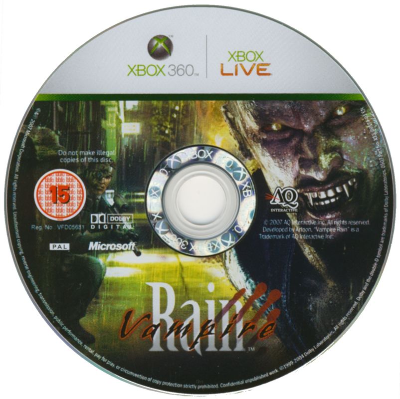 Media for Vampire Rain (Xbox 360)