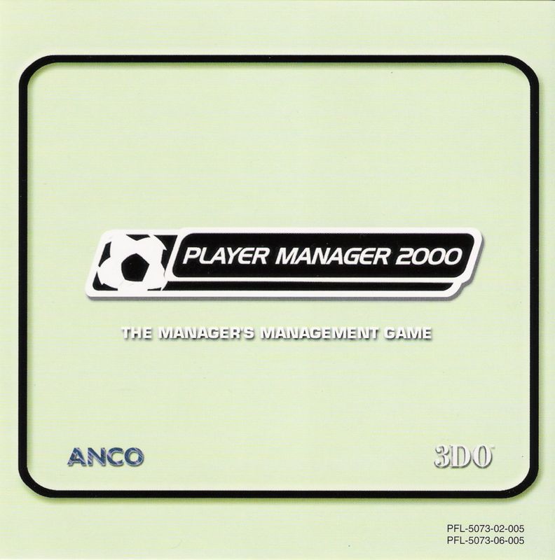 Other for Player Manager 2000 (Windows): Jewel Case - Front