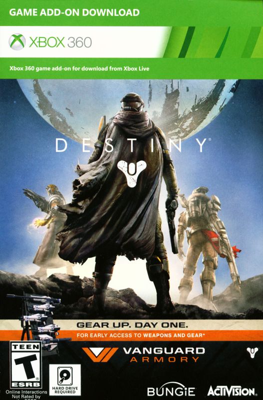 Other for Destiny (Xbox 360): DLC Code - Vanguard weaponry