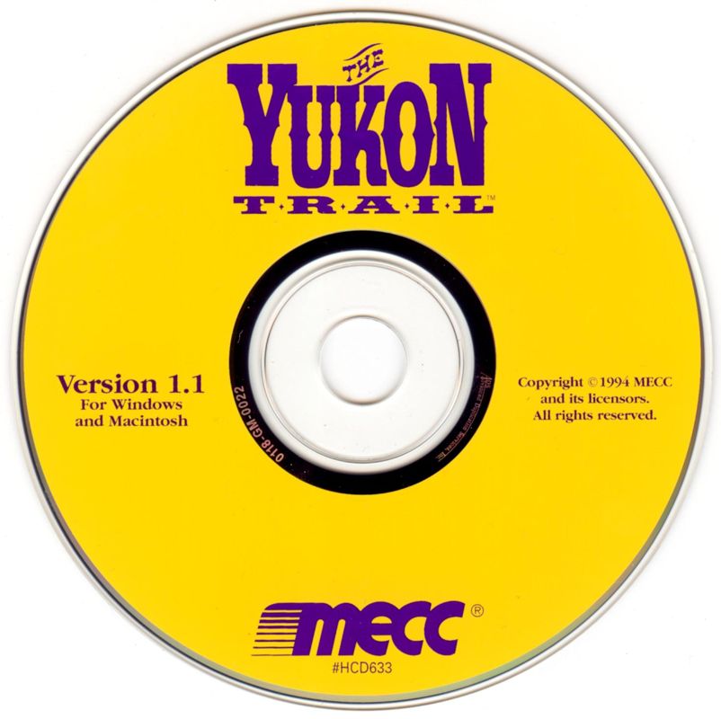 Media for The Yukon Trail (Macintosh and Windows 3.x)