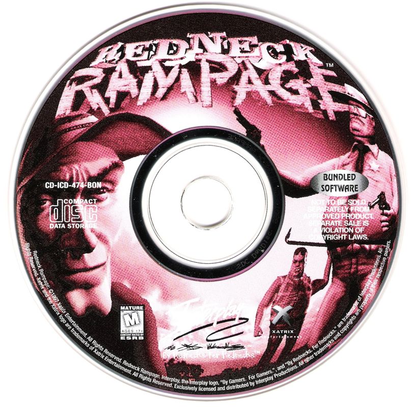 Media for Redneck Rampage (DOS) (CD-ROM Serien / CD-ROM Sarja release)