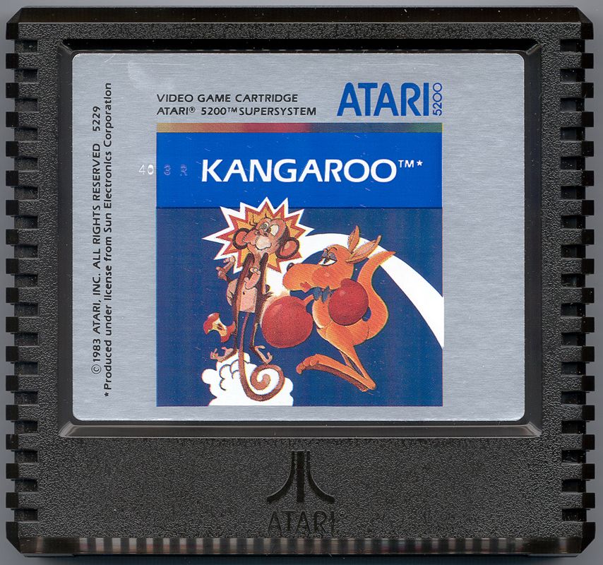 Media for Kangaroo (Atari 5200)