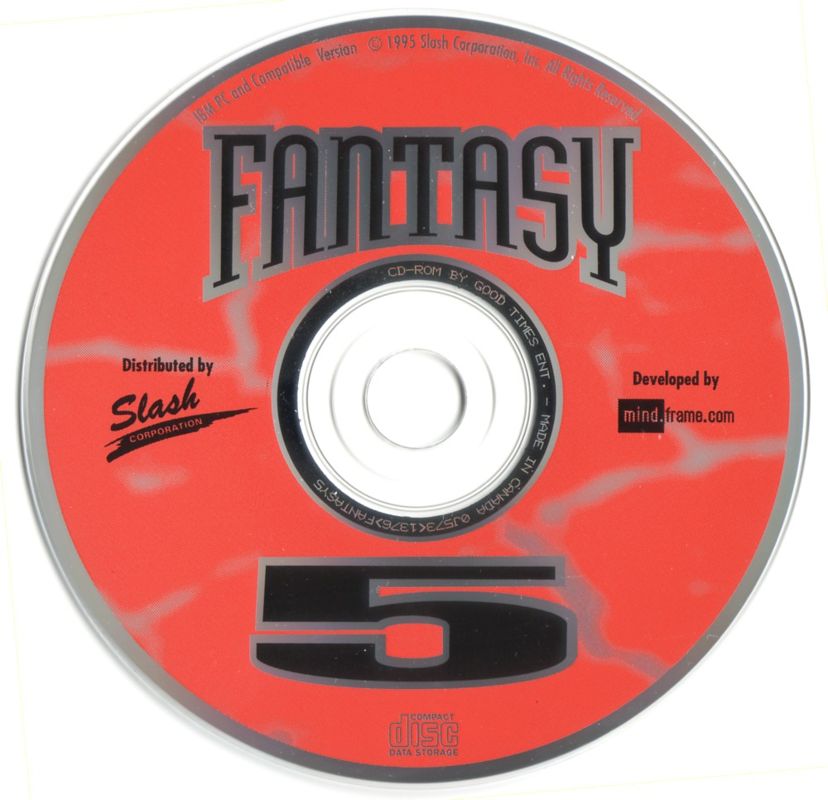 Media for Fantasy 5 (DOS)