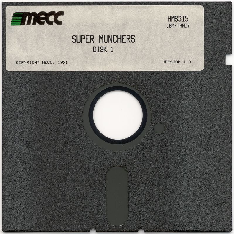 Media for Super Munchers: The Challenge Continues... (DOS): Disk 1/2