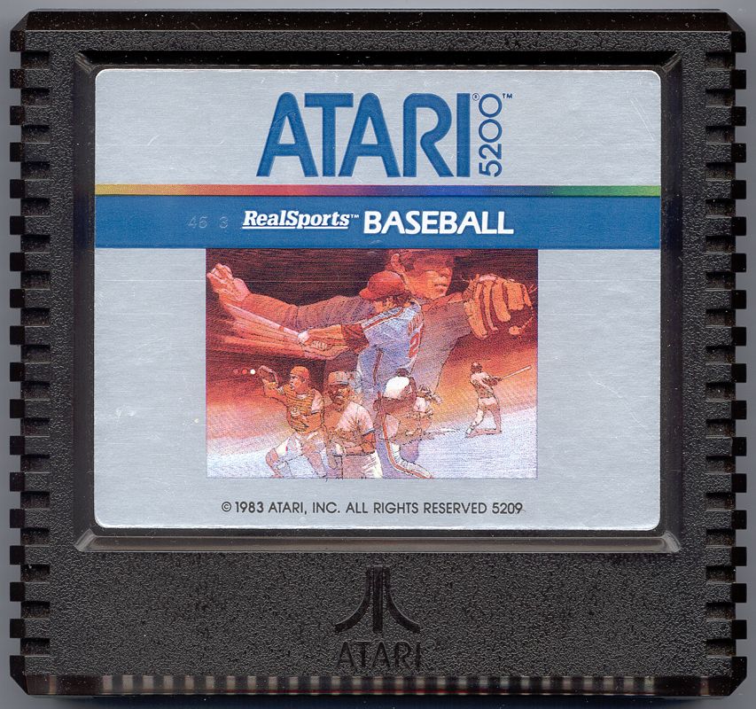Media for RealSports Baseball (Atari 5200)